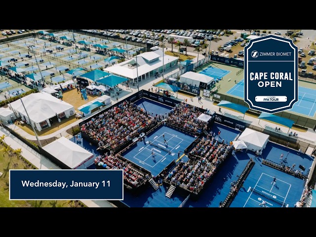 Court SC1 - Zimmer Biomet Cape Coral Open (Wednesday, PPA Tour