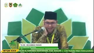 JUARA 1 FINAL || MUHAMMAD RIZQON ( KALSEL ) || TILAWAH DEWASA PUTRA || MTQ NASIONAL 2022 KALSEL