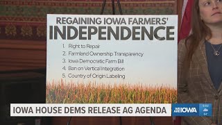 Iowa House Democrats release agriculture agenda