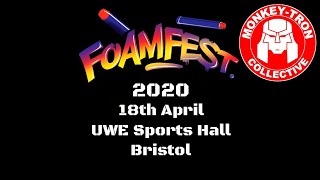 Foamfest 2020, The UK's Nerf Convention promo.