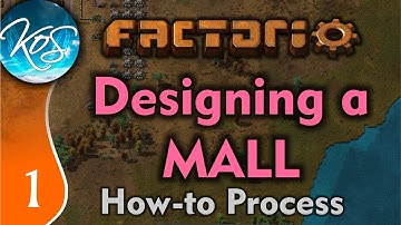 Factorio 0.17 Ep 1: Designing a Mall (Long Form) - Tutorial, How to, Building, Gameplay