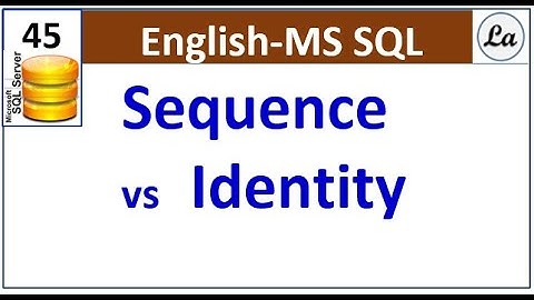 Difference between sequence and identity in SQL Server