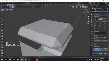 BLENDER 2.8: Modeling a SciFi Crate (Part 1)