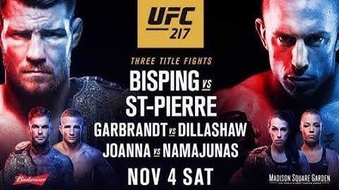 UFC 217 full event