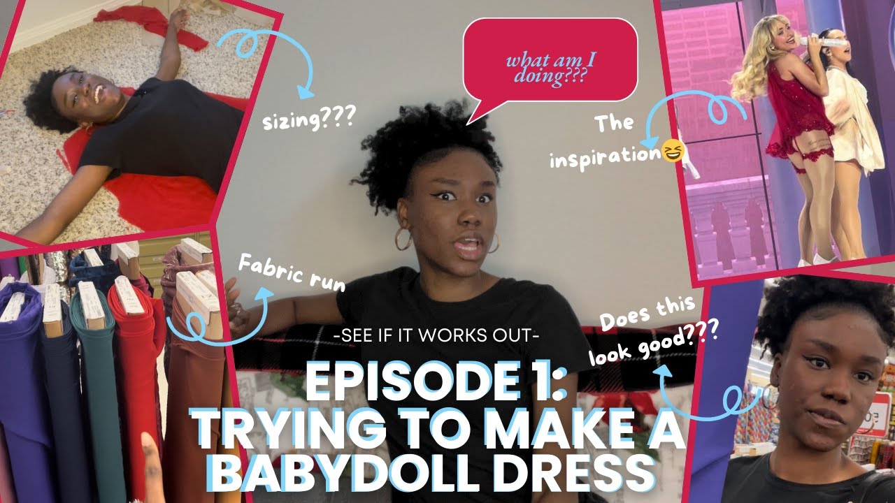 Attempting to make a Sabrina Carpenter Babydoll dress pt.1