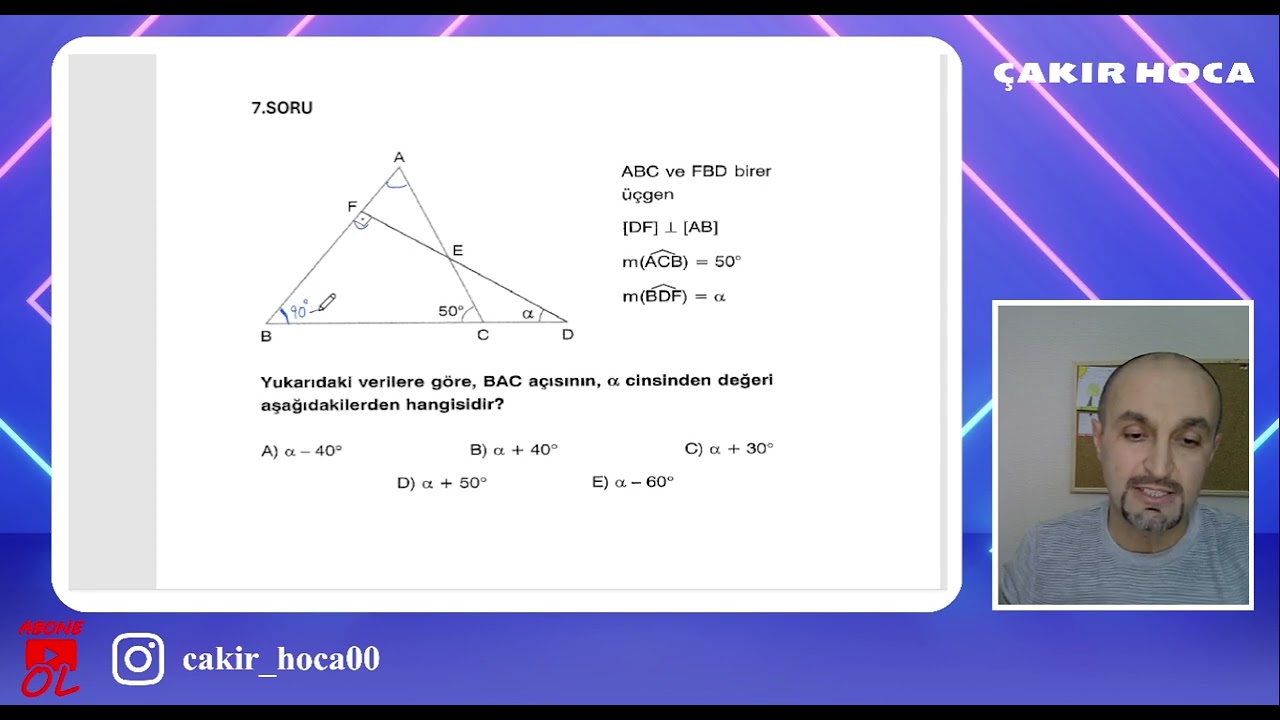 DOĞRUDA VE ÜÇGENDE AÇILAR #aytgeometri #tytgeometri  #yks2026 #yks #ykstavsiye