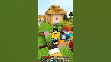 Minecraft But Everything I Touch Convert Into Random Block... #minecraft #shorts
