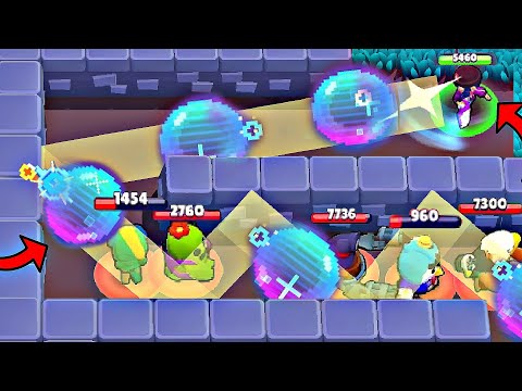 1000 IQ Bibi SHOT in Brawl Stars! Wins & Fails #86