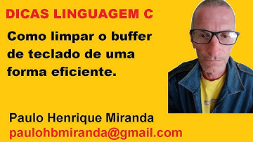 como limpar o buffer de teclado em c
