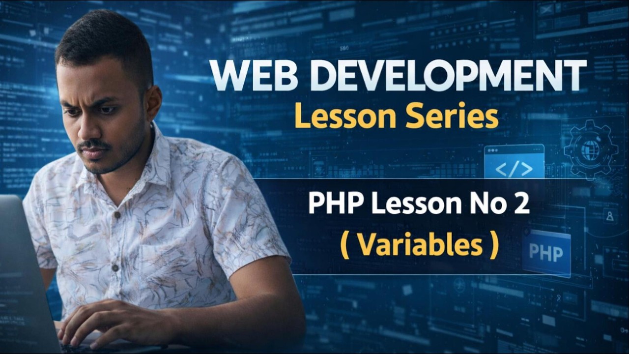 PHP Lesson No - 2 ( Variables ) - YouTube