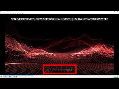 How to hide video file name title display in VLC in 30 seconds