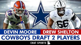 Drew Shelton &amp; Devin Moore Selected By Dallas Cowboys In 4th Round Of 2026 NFL Draft
