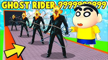 Shinchan Opened GHOST RIDER Factory With His Friends In ROBLOX! Ghost rider tycoon