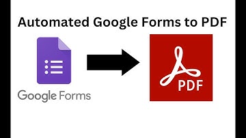 Google Form Results to PDF Document