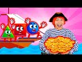 Over The Deep Blue Sea | Treasure Song | Pirates Song | Kids Songs and Nursery Rhymes | Dominoki