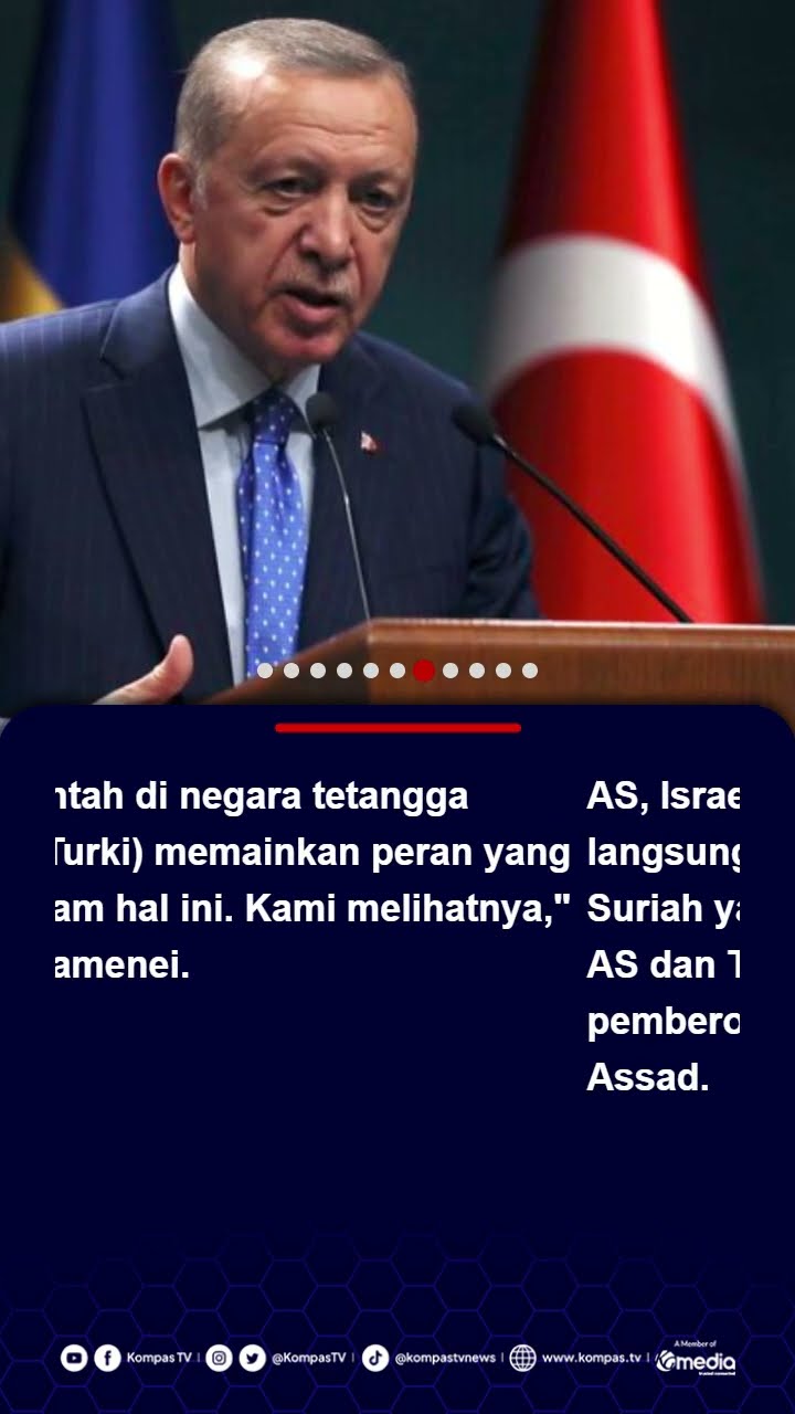 Ayatollah Khamenei Tuding Bashar Al-Assad Tumbang Direncanakan AS, Israel, dan Turki #suriah