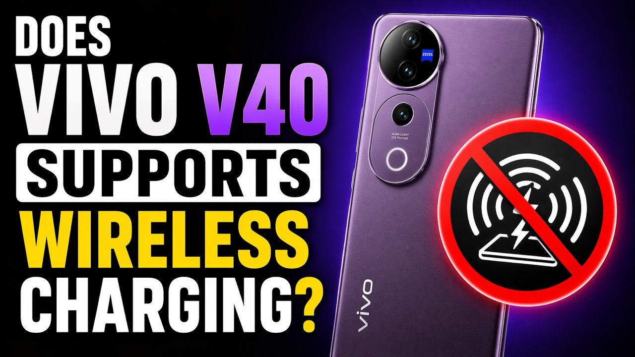 Does Vivo V40 Supports Wireless Charging? - EXPLAINED - YouTube