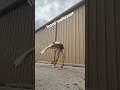 I tried gymnastics in a parking lot 