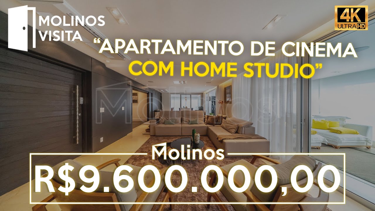 APARTAMENTO DE CINEMA COM HOME STUDIO NO JARDIM ANÁLIA FRANCO! | MC2373 | Molinos Visita