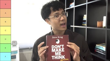 I Ranked 10 UX Books (Tier List)