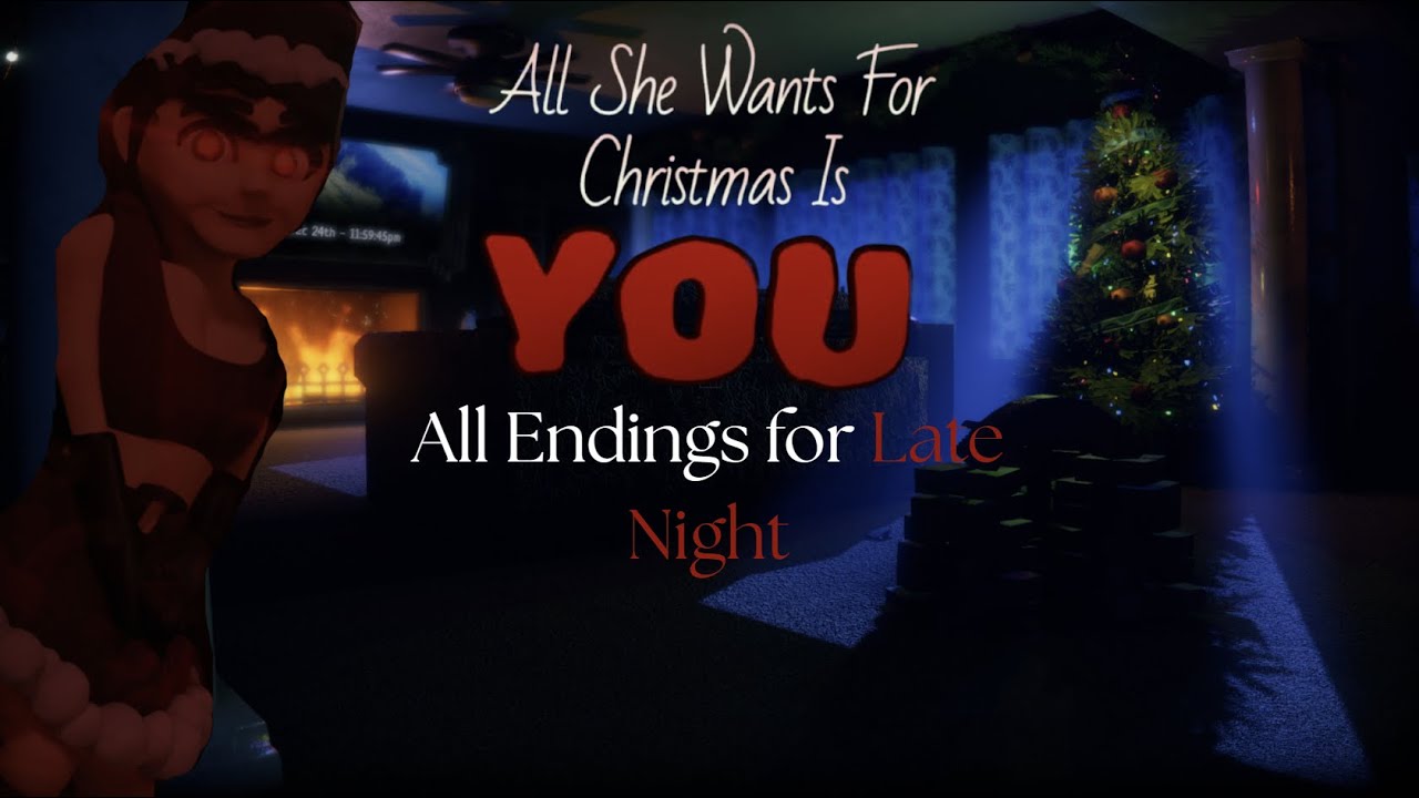 Every ending in All She Wants For Christmas Is You level home