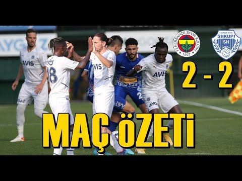 Fenerbahçe 2-2 FC Shkupi | MAÇ ÖZETİ