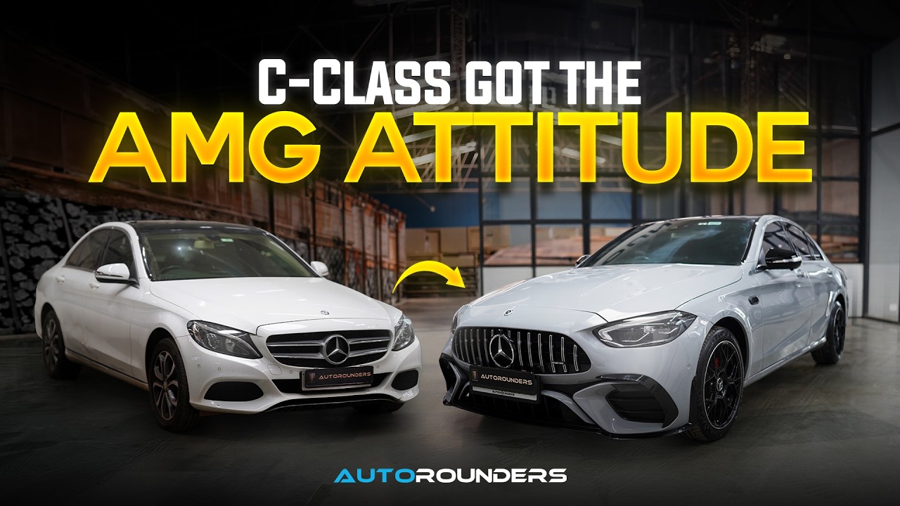 Mercedes C-Class W205 Full Transformation to W206 Style | Premium customisation |📍Autorounders