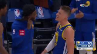 Jonas Jerebko Saves Kd Currys Legacywarriors Vs Jazz Unreal Final Minutes