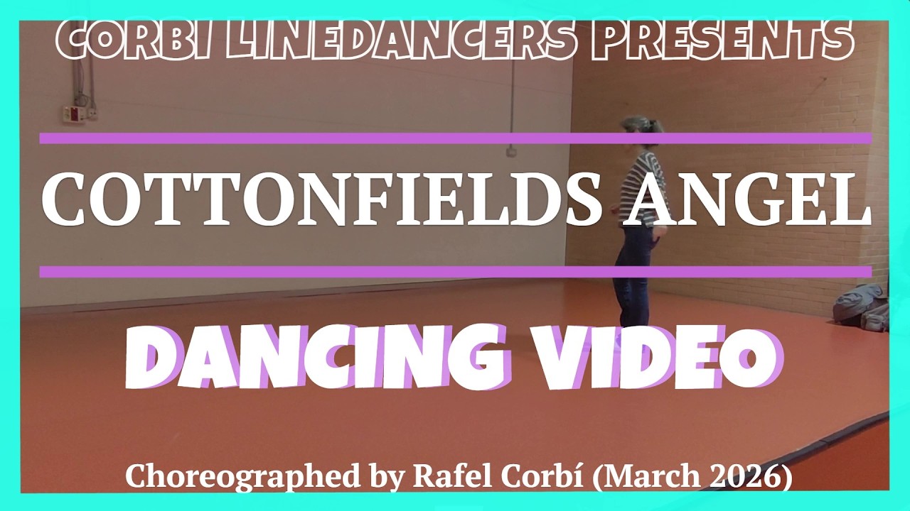 Cottonfields Angel LINE DANCE (Dancing Video)