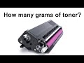 Combien de grammes de toner contient une cartouche brotherkyocera 