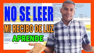 Como LEER Mi FACTURA de la Luz