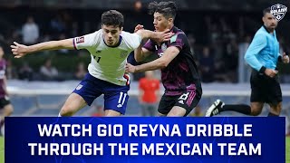 Incredible Gio Reyna Dribble Though 5 Mexican Defenders | USA v. Mexico | CBS Sports Golazo