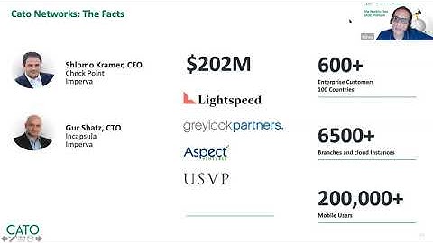 Secure Access Service Edge (SASE) with Cato Networks