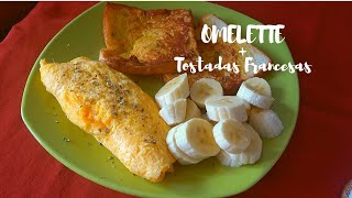 French Omelette + Tostadas francesas (Pain perdu) | ¡El mejor desayuno! Facil, sencillo y delicioso