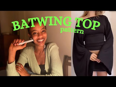 DIY Batwing Top ✂️ | Easy & Stylish pattern Tutorial