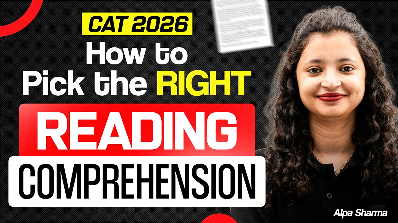 CAT 2026 How to Pick the Right RC in VARC 🔥 | Smart RC Selection ...