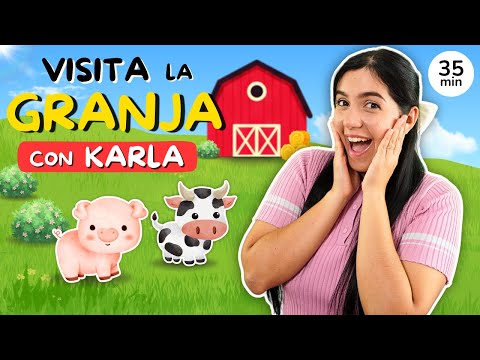 Aprende los Animales de la Granja - Sonidos y Colores - Educational Videos for Toddlers - Kids Songs