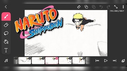 The Naruto Run | FlipaClip Timelapse #flipaclip #naruto