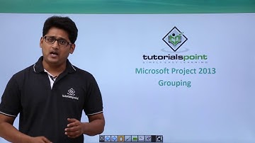 MS Project 2013 - Grouping