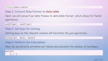 How to Count Workdays Based on Date Ranges in R with Data Tables