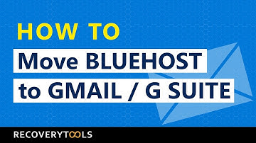 How to Move Emails from Bluehost to Gmail / G Suite - Migrate / Transfer