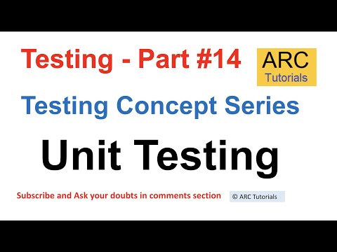 Unit Testing Tutorial | Testing concepts in software testing | Testing concepts interview