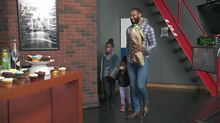 Gaynor surprised by husband and kids for Mother's ...
