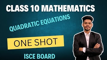 CLASS 10 MATHS QUADRATIC EQUATIONS | IMPORTANT QUESTIONS ICSE BOARD 2025 | CCC ASHISH KUMAR