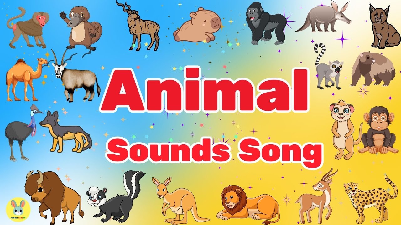 Animal Sounds Song | Learn Farm and Animal Sounds Song | Nursery Rhymes ...