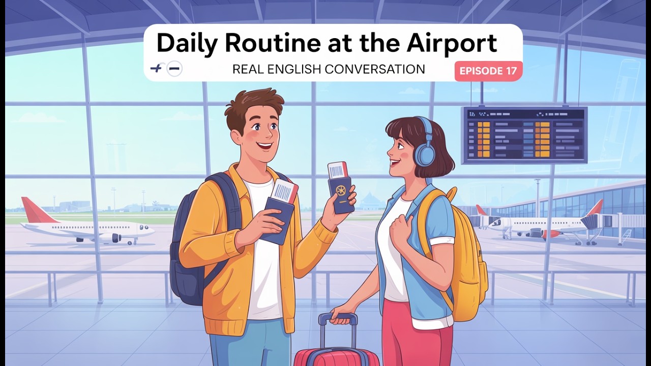 English at the Airport | Speak English with Confidence | Easy English Podcast [MrEnglishTv]