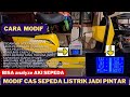 diy cas sepeda listrik PINTAR