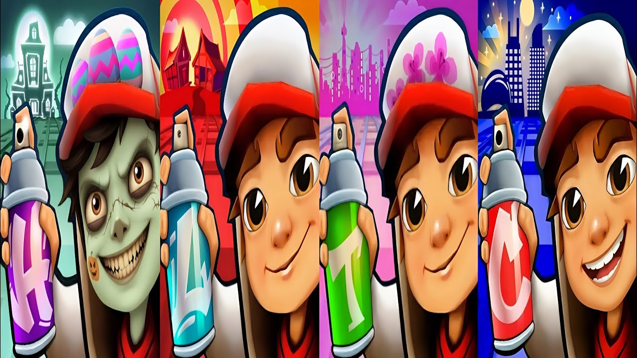 Best Of Random Updates Of Subway Surfers Maps Comparison (2021-2025) EP17