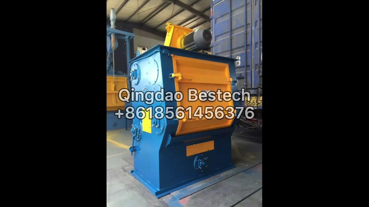 Tumble shot blasting machines YouTube