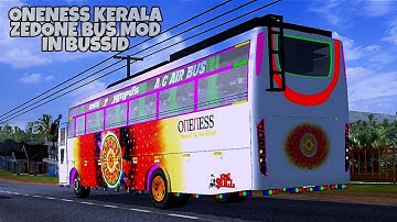 ONENESS Zedone Kerala Bus Mod In Bus Simulator Indonesia - Bussid Bus Mod - Bussid Car Mod - Bussid